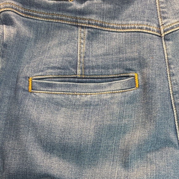 ALC Denim Ankle Jeans with Tie Belt - Picture 3 of 5